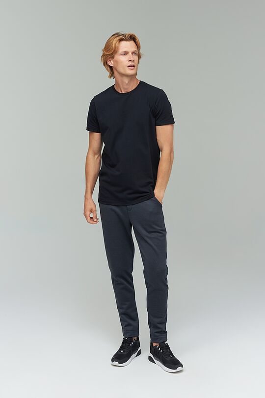 Fleece regular fit sweatpants 6 | BLACK | Audimas