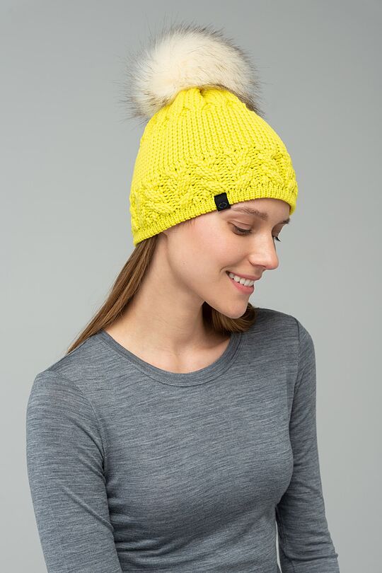 Knitted hat 1 | YELLOW/ORANGE | Audimas