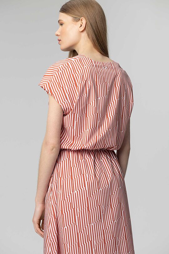 Wrinkle-free light woven dress 3 | RED/PINK | Audimas
