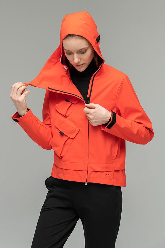 Waterproof jacket with mask 3 | RED/PINK | Audimas