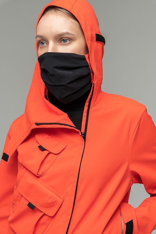 Waterproof jacket with mask 5 | RED/PINK | Audimas