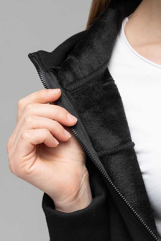 Warm cotton soft inner surface coat 7 | BLACK | Audimas