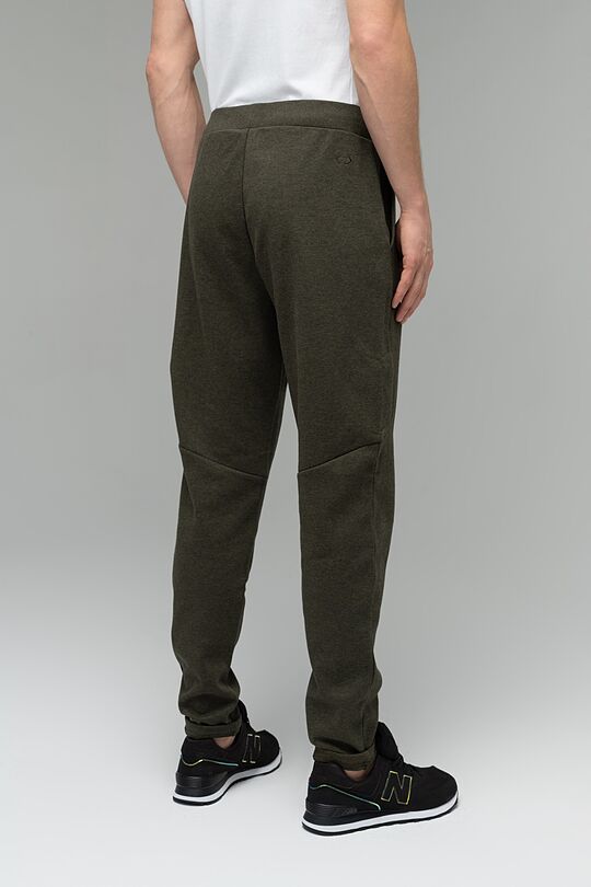 Cotton tapered fit sweatpants 2 | GREEN/ KHAKI / LIME GREEN | Audimas