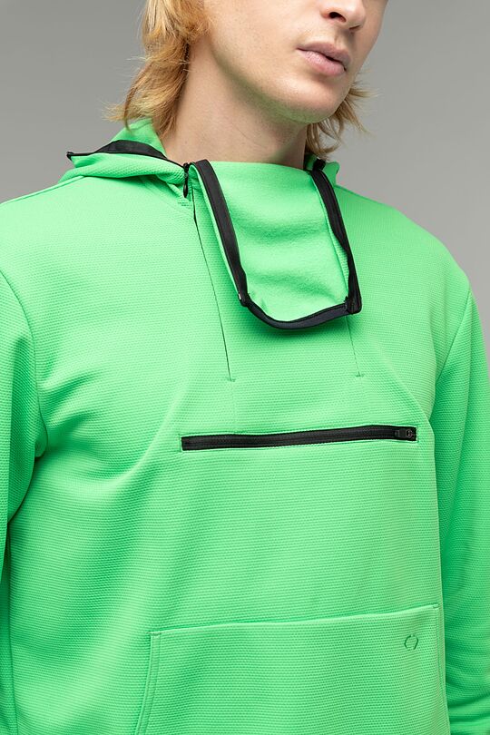 Hoodie with mask 5 | GREEN/ KHAKI / LIME GREEN | Audimas