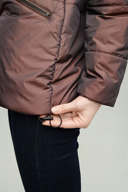 Warm Jacket with THINSULATE thermal insulation 5 | BROWN/BORDEAUX | Audimas