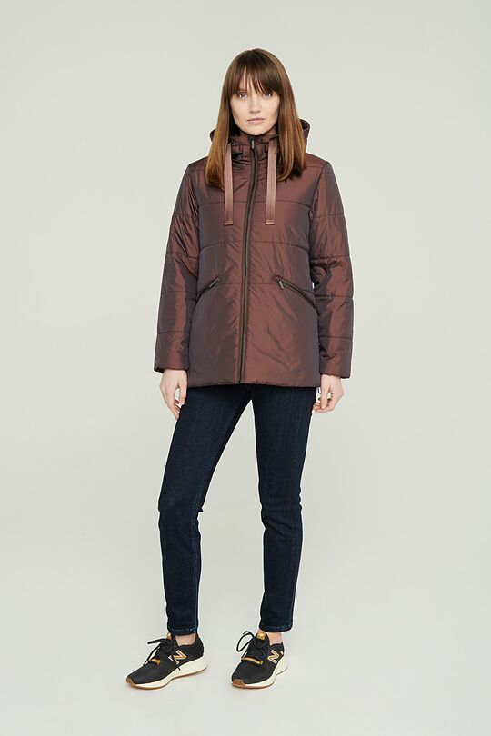 Warm Jacket with THINSULATE thermal insulation 6 | BROWN/BORDEAUX | Audimas