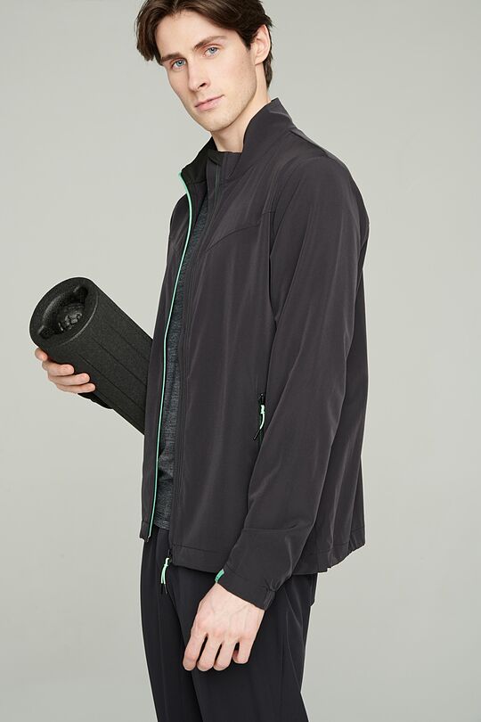 Light stretch fabric jacket 6 | BLACK | Audimas