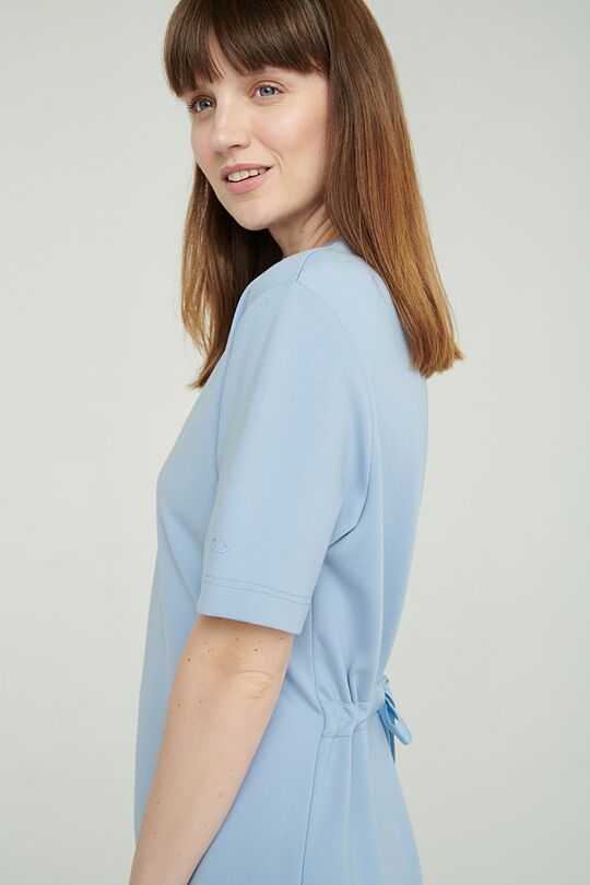 Stretch short sleeves dress 3 | BLUE | Audimas