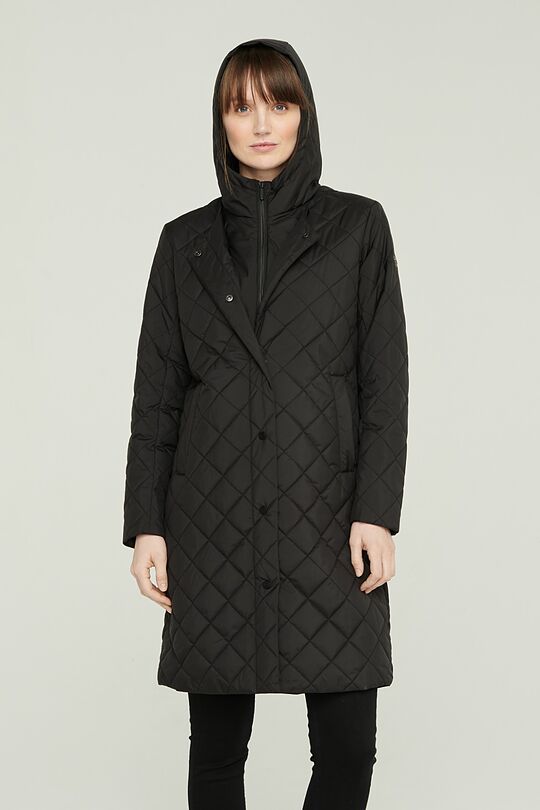 Coat with THERMORE thermal insulation 3 | BLACK | Audimas