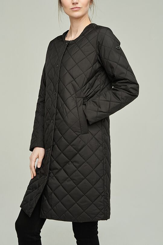 Coat with THERMORE thermal insulation 6 | BLACK | Audimas