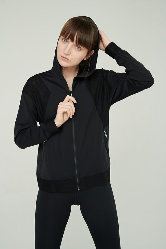 Functional zip-through sweatshirt 6 | BLACK | Audimas