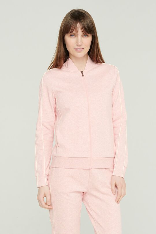 Cotton zip-through sweatshirt 1 | RED/PINK | Audimas