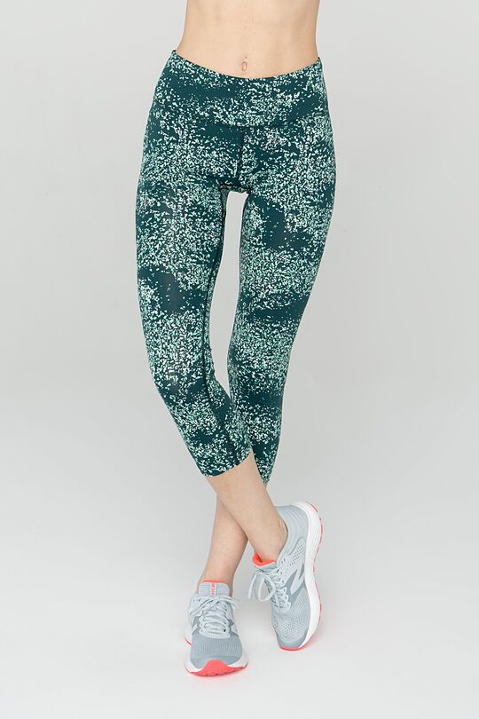 Printed functional 3/4 leggings 5 | BLUE | Audimas