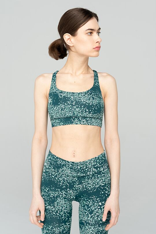 Printed functional sports bra 1 | BLUE | Audimas