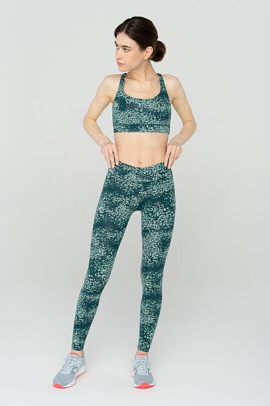 Printed functional sports bra 5 | BLUE | Audimas