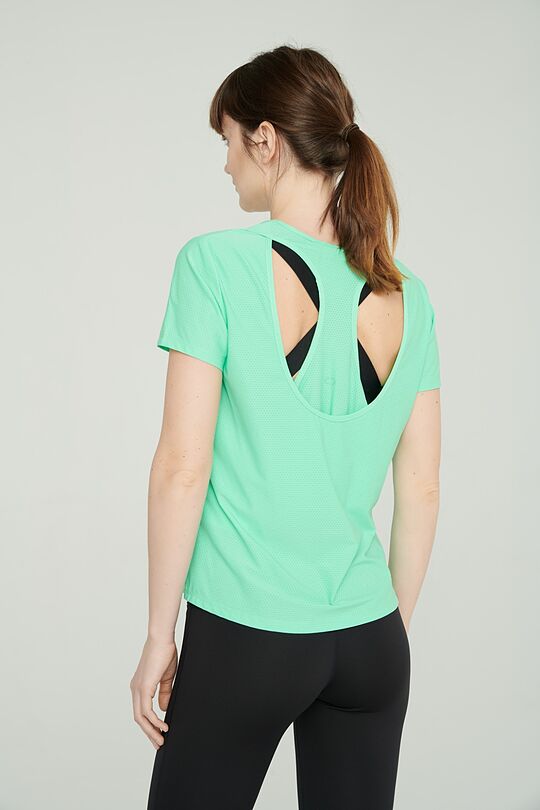 Lightweight functional t-shirt 2 | GREEN/ KHAKI / LIME GREEN | Audimas