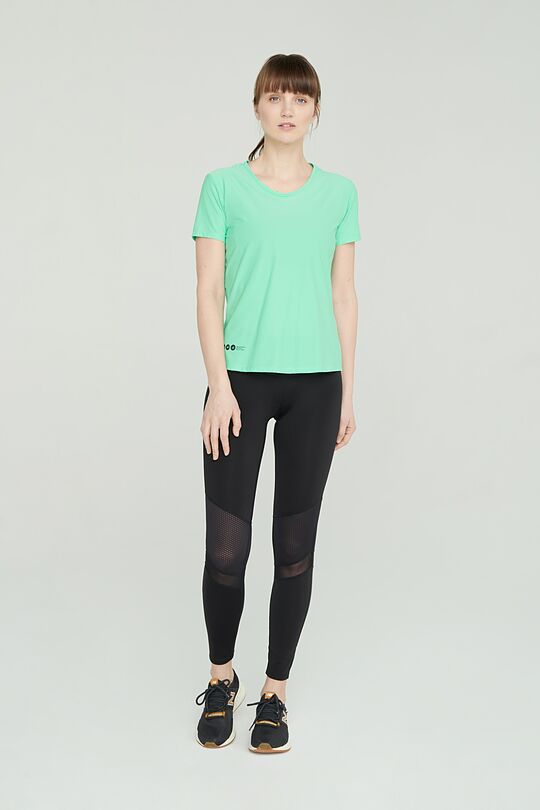 Lightweight functional t-shirt 6 | GREEN/ KHAKI / LIME GREEN | Audimas