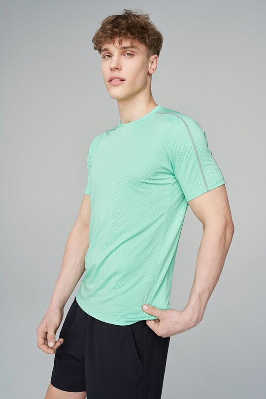 Functional t-shirt 1 | GREEN/ KHAKI / LIME GREEN | Audimas