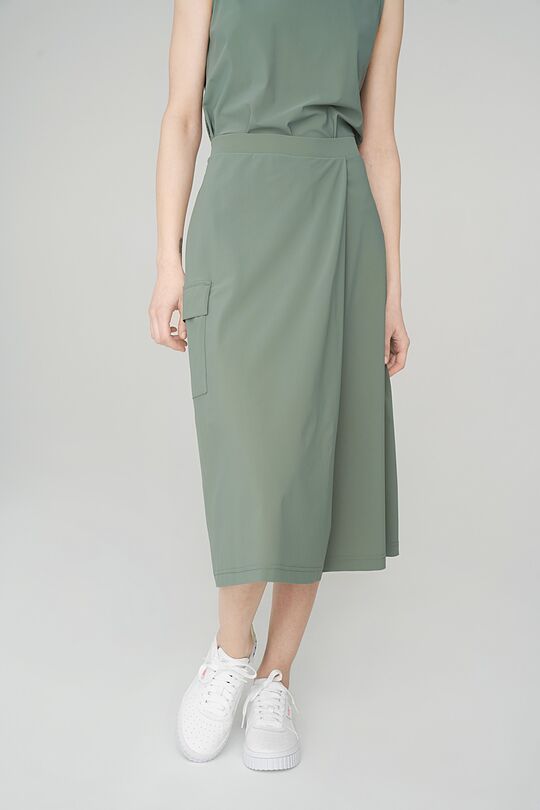 Lightweight SENSITIVE skirt 2 | GREEN/ KHAKI / LIME GREEN | Audimas