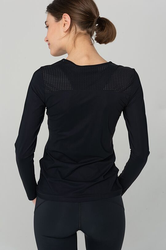 Long sleeve SENSITIVE top 2 | BLACK | Audimas