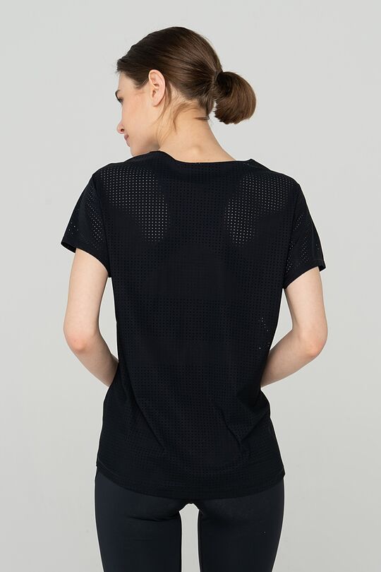 Short sleeve SENSITIVE top 2 | BLACK | Audimas