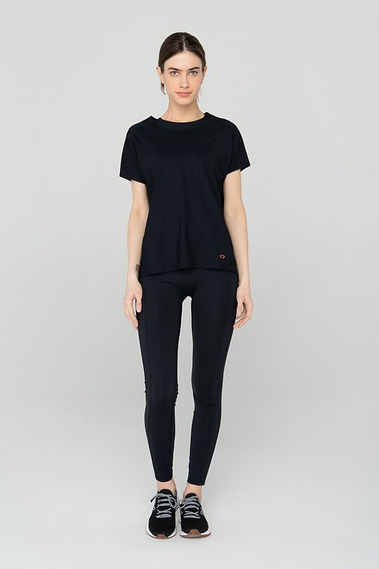 Short sleeve SENSITIVE top 4 | BLACK | Audimas