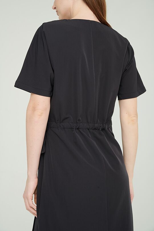 Light stretch fabric dress 2 | BLACK | Audimas