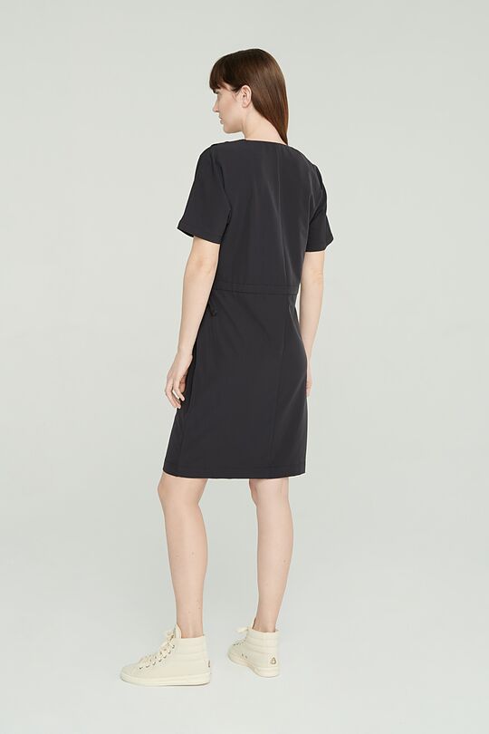 Light stretch fabric dress 5 | BLACK | Audimas