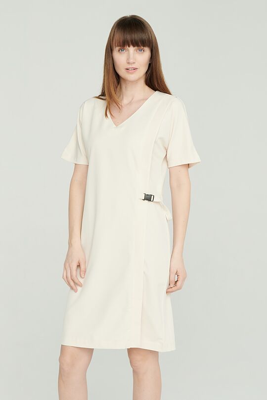 Light stretch fabric dress 1 | WHITE | Audimas