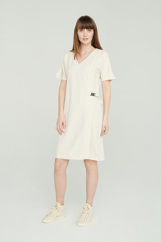Light stretch fabric dress 6 | WHITE | Audimas