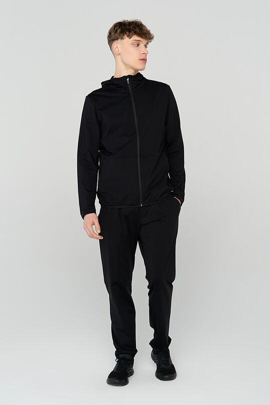 Functional zip-through hoodie 6 | BLACK | Audimas