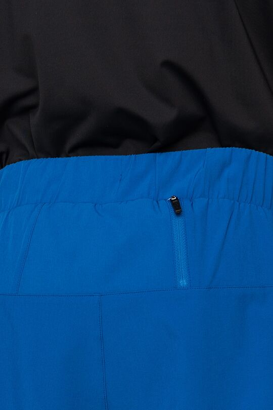 Medium length lightweight stretch fabric shorts 4 | BLUE | Audimas