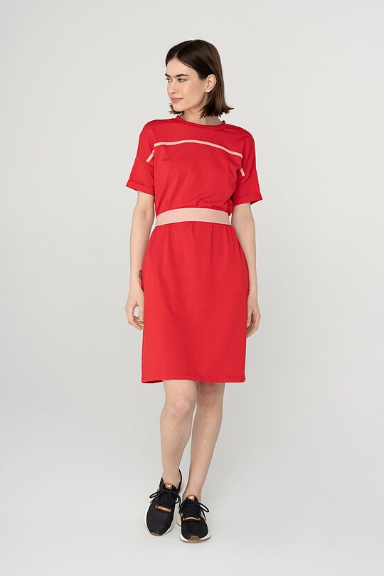 Soft touch modal dress 4 | RED/PINK | Audimas