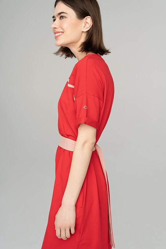 Soft touch modal dress 5 | RED/PINK | Audimas