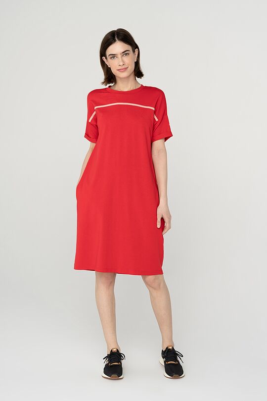 Soft touch modal dress 6 | RED/PINK | Audimas