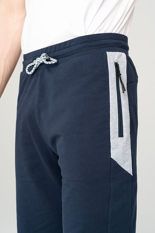 Stretch cotton shorts 2 | BLUE | Audimas