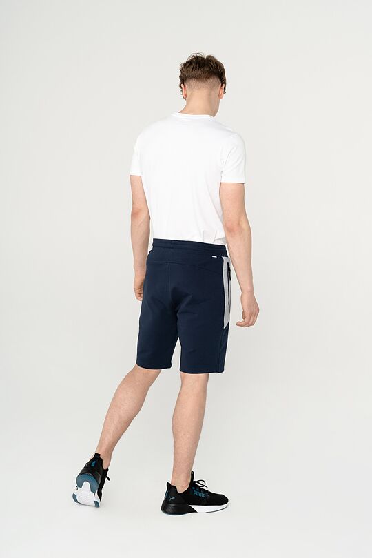 Stretch cotton shorts 3 | BLUE | Audimas