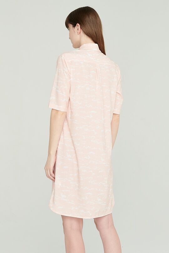 Wrinkle-free light fabric dress 2 | RED/PINK | Audimas