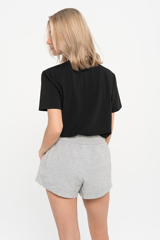 Stretch cotton shorts 2 | GREY/MELANGE | Audimas