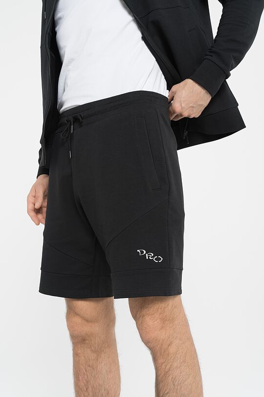 Stretch cotton shorts 4 | BLACK | Audimas