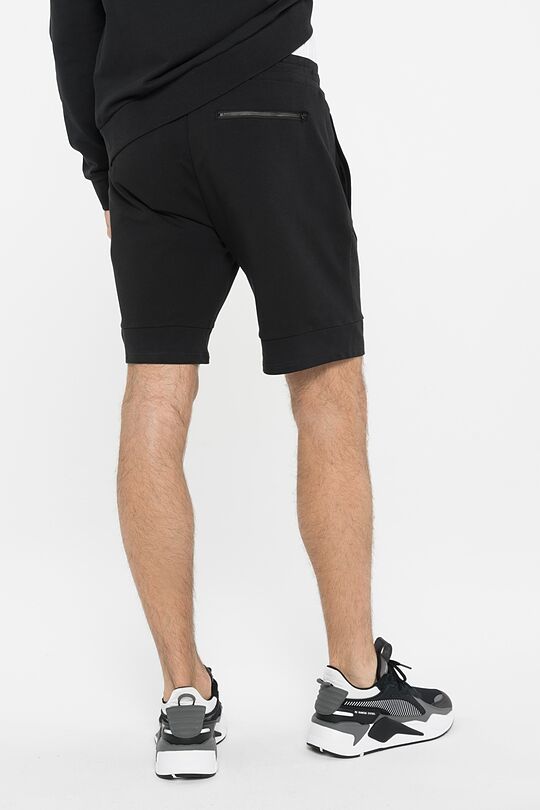 Stretch cotton shorts 5 | BLACK | Audimas