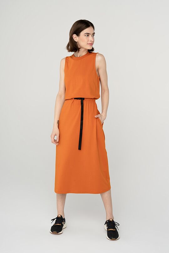 Long soft touch modal dress 1 | YELLOW/ORANGE | Audimas
