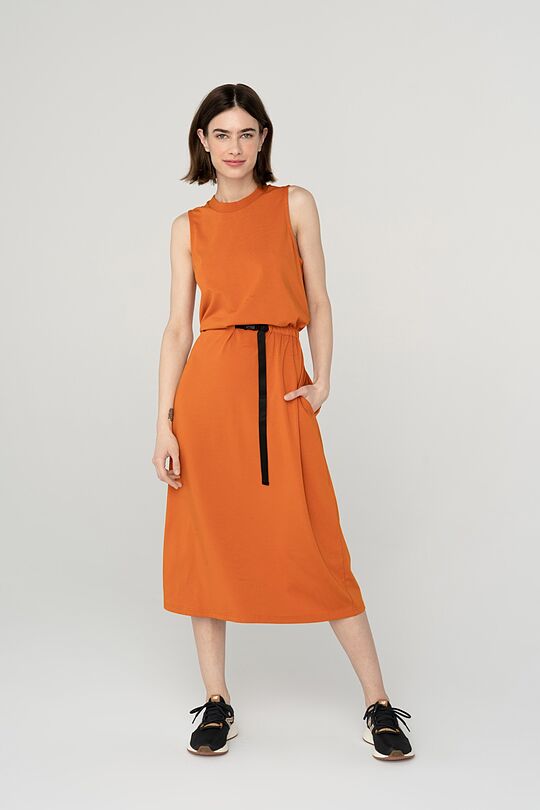 Long soft touch modal dress 4 | YELLOW/ORANGE | Audimas