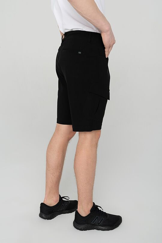 Stretch fabric shorts 2 | BLACK | Audimas