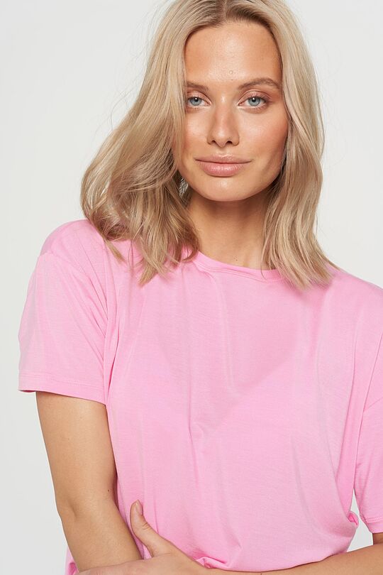 Lightweight soft modal crop top 3 | RED/PINK | Audimas