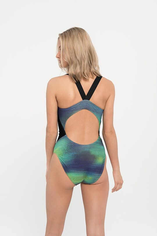 One-piece swimsuit 2 | GREEN/ KHAKI / LIME GREEN | Audimas