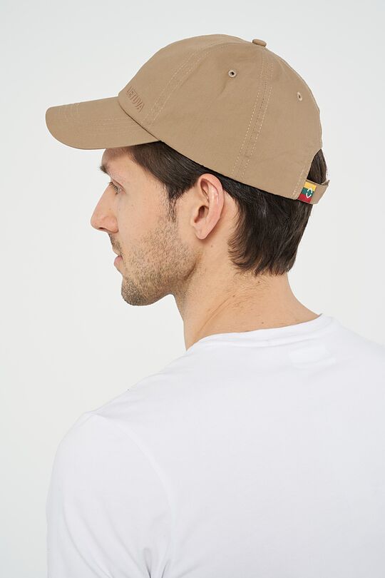 Cotton poplin peaked cap VARDAN TOS 2 | BROWN | Audimas