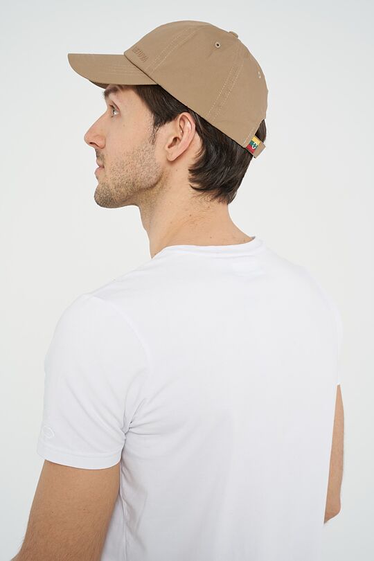 Cotton poplin peaked cap VARDAN TOS 3 | BROWN | Audimas