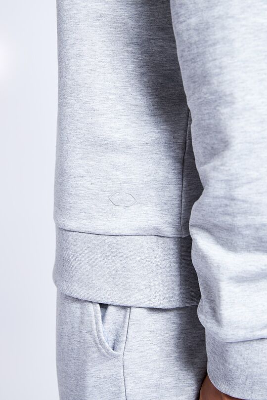 Stretch cotton sweatshirt 4 | GREY/MELANGE | Audimas