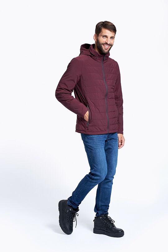 Jacket with THERMORE thermal insulation 7 | burgundy | Audimas